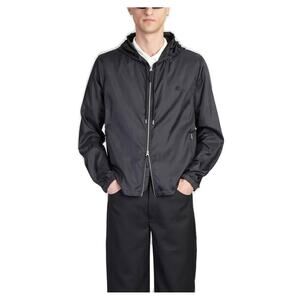 Courreges AC Nylon Windbreaker Jacket in Black M